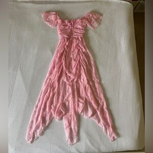 NWT - Dolls Kill - ‘Ruled By Love High-Low Maxi Dress’ - XS